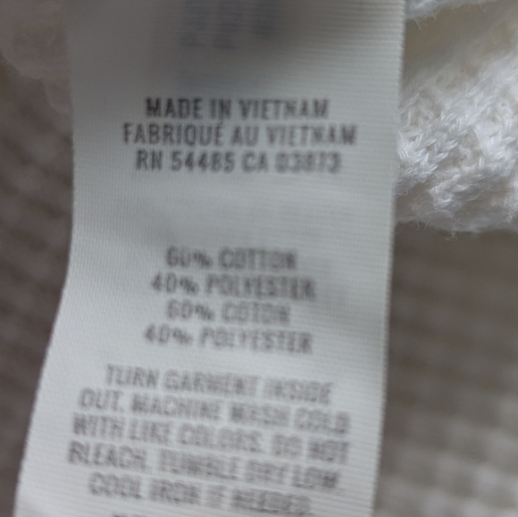 Aerie LumberJane Waffle Shirt Shacket Heather Frost Oversized Medium - Picture 9 of 9